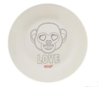 Emoji: Colour Your Own Plate RRP 3.99 CLEARANCE XL 2.99